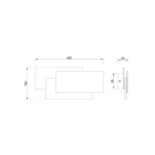 MANTRA TAHITI TEK wall lamp LED 12W 3000K