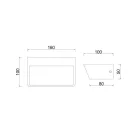 MANTRA ALTEA TEK wall lamp LED 15W 3000K