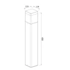 MANTRA CHICAGO outdoor post lamp outdoor E27 IP65