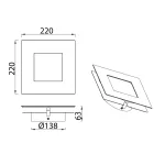 MANTRA DALIA decorative indoor wall lamp LED 24W 3000K