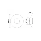 MANTRA ORION TEK wall lamp LED 8W 3000K