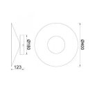 MANTRA ORION TEK LED wall lamp 20W 3000K