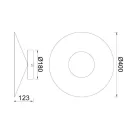 MANTRA ORION TEK LED wall lamp 20W 3000K