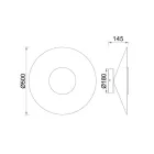 MANTRA ORION TEK wall lamp LED 24W 3000K