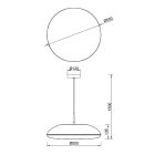 MANTRA KAZZ decorative indoor pendant lamp, 6 lights