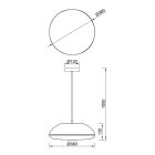 MANTRA KAZZ decorative indoor pendant lamp, 4 lights