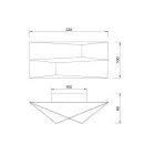 MANTRA FUJI TEK wall lamp LED 10W 3000K