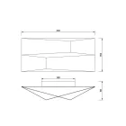 MANTRA FUJI TEK Wall lamp LED 14W 3000K