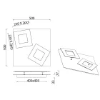 MANTRA DALIA decorative indoor ceiling lamp LED 48W 3000K