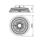 MANTRA HIMALAYA MINI LED 70 W ceiling fan light 30 W