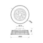 MANTRA INDONESIA LED 55 W ceiling fan light 25 W