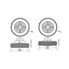 MANTRA KILIMANJARO MINI LED 55 W ceiling fan light 25 W