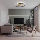 MANTRA OCEAN LED 60W ceiling lamp with fan 30W