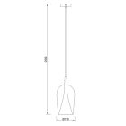 MANTRA ELSA decorative indoor hanging lamp, 1 light source