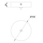 MANTRA ELSA Decorative indoor ceiling cup 1 l