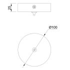 MANTRA ELSA Decorative indoor ceiling cup 1 l