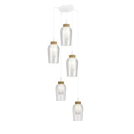 MANTRA NORA decorative indoor pendant lamp with 5 lamps