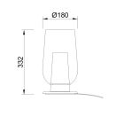 MANTRA NORA decorative indoor table lamp 