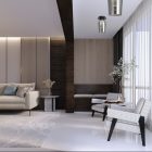 MANTRA NORA decorative indoor semi-ceiling lamp