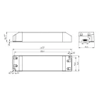 MANTRA TIRAS LED STRIPS TEK DRIVER CONSTANT VOLTAGE IP20 24VDC  60W (SEA60-24VL)