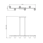 MANTRA SAL TEK LINEAR LAMP 6L GU10