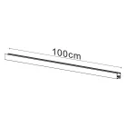 MANTRA MAGNETO TEK SURFACE RAIL 1M BLACK