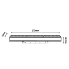 MANTRA MAGNETO TEK LINEAR LIGHT COB 18W BLACK 3000K TRIAC