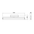 MANTRA CRETA TEK LINEAR SPOT TRACK WHITE 30W  3000K