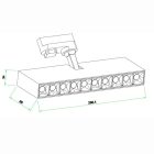 MANTRA ITACA TEK LINEAR SPOT TRACK WHITE 30W  3000K