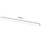 MANTRA MAGNETO TEK SURFACE RAIL 2 M BLACK