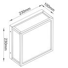 MANTRA UTAH outdoor ceiling lamp outdoor E27 2 light sources IP65