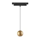 MANTRA MAGNETO TEK BEADED PENDANT 7W BLACK/GOLD 3000K