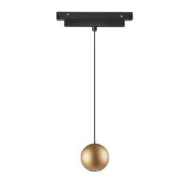 MANTRA MAGNETO TEK BEADED PENDANT 7W BLACK/GOLD 3000K