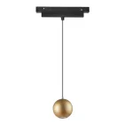MANTRA MAGNETO TEK  ROUND HANGING 7W BLACK/GOLD 3000K TRIAC