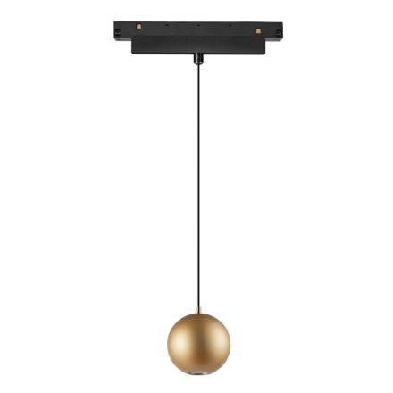 MANTRA MAGNETO TEK  ROUND HANGING 7W BLACK/GOLD 3000K TRIAC