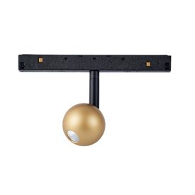 MANTRA MAGNETO TEK BALL SPOT 7W BLACK/GOLD 3000K TRIAC