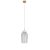 MANTRA-8398 NORA GOLD/WHITE Interior Decorativo Pendant Lamp 1 Light