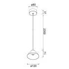 MANTRA GRUISSAN TEK LED pendant lamp 5W 3000K WHITE