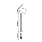 MANTRA NAGANO outdoor post LED 7W 3000K BLACK