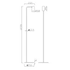 MANTRA SAL TEK floor lamp GU10 