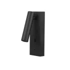 MANTRA-8499 TEK WALL READING LAMP 3W 3000K BLACK TYPE C CHARGER