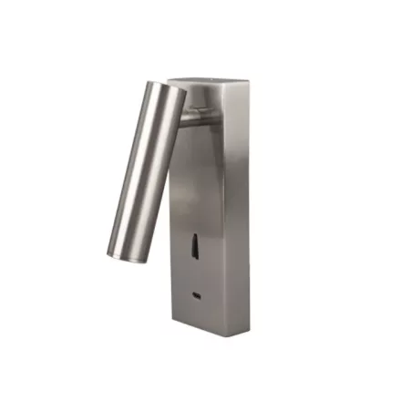  MANTRA-8500 TEK WALL READING LAMP 3W 3000K SATIN NICKEL TYPE C CHARGER