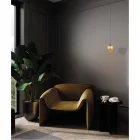 MANTRA ROLLER Decorative indoor pendant lamp with 1 light source