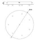 MANTRA TONIC Decorative indoor ceiling cup