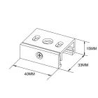 MANTRA CARRILES TRIFASICOS ECO TEK RAIL HOLDER BLACK