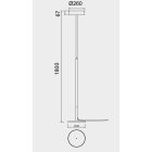 MANTRA NOA II decorative indoor floor lamp 