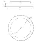 MANTRA NISEKO II decorative indoor ceiling lamp LED, dimmable