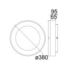 MANTRA NISEKO II decorative indoor ceiling lamp LED, dimmable