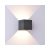 MANTRA DAVOS Outdoor WALL LAMP OUTDOOR LED* 2*6W 2700K DIM DARK GREY
