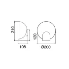 MANTRA OCULO decorative indoor wall lamp LED 